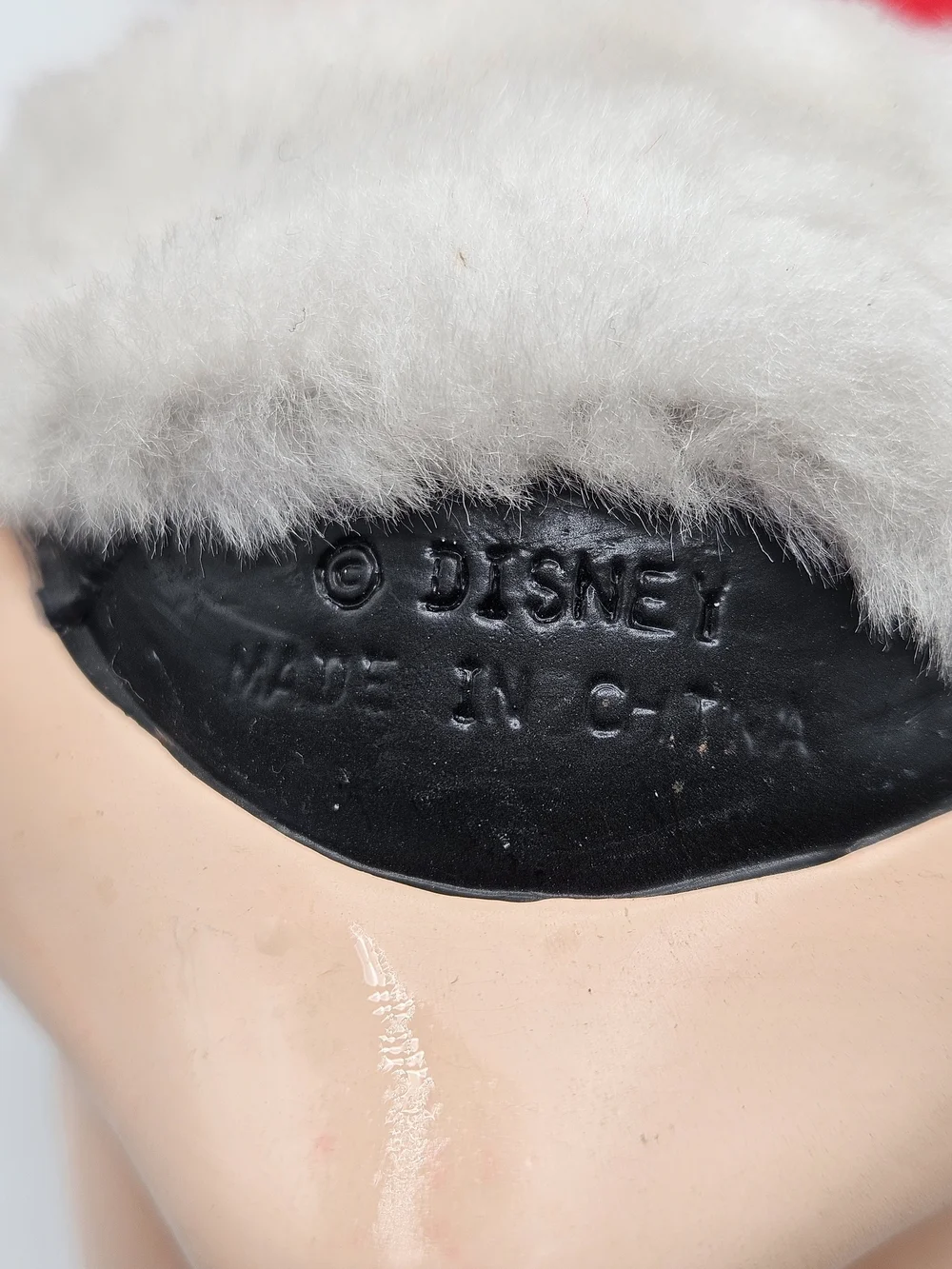 VINTAGE Disney Mickey Mouse 3D Santa Claus Head Ornament VTG